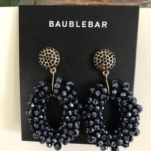 Bauble-bar Navy Blue earrings